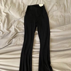 Aerie high waist flare pants